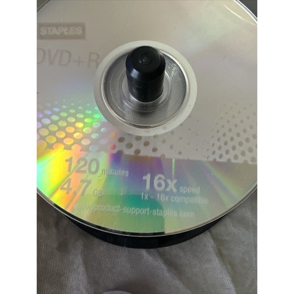 Staples DVD+R 120 Minutes/4.7GB, 16x speed 1×-16x 49 DVD left from 100 Open - Picture 14 of 14
